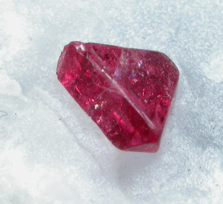 Spinel (Spinel-law twinned crystals) from Mogok District, 115 km NNE of Mandalay, Mandalay Division, Myanmar (Burma)