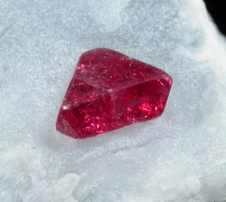 Spinel (Spinel-law twinned crystals) from Mogok District, 115 km NNE of Mandalay, Mandalay Division, Myanmar (Burma)