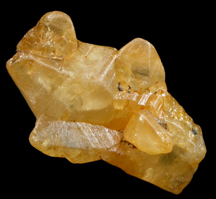 Corundum var. Yellow Sapphire from Ratnapura, Sabaragamuwa Province, Sri Lanka (formerly Ceylon)