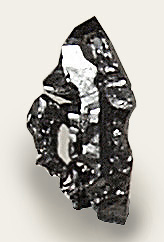 Acanthite pseudomorph after Argentite from Reyes Mine, Guanajuato, Mexico