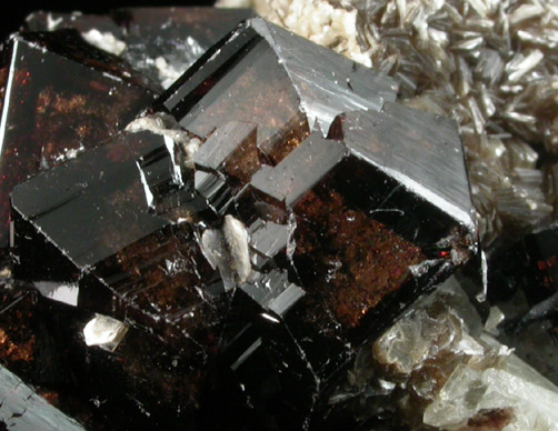 Cassiterite and Muscovite from Panasqueira Mine, Barroca Grande, 21 km. west of Fundao, Castelo Branco, Portugal