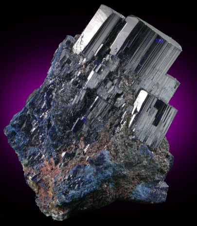 Azurite from Tsumeb Mine, Otavi-Bergland District, Oshikoto, Namibia