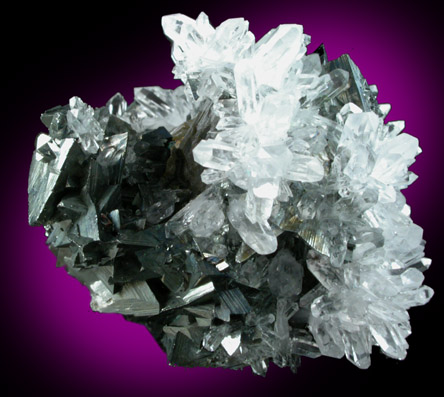 Tetrahedrite with Quartz from Casapalca District, Huarochiri Province, Peru