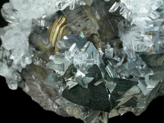 Tetrahedrite with Quartz from Casapalca District, Huarochiri Province, Peru