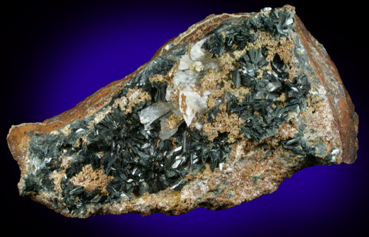 Kttigite with Gypsum from Mina Ojuela, Mapimi, Durango, Mexico