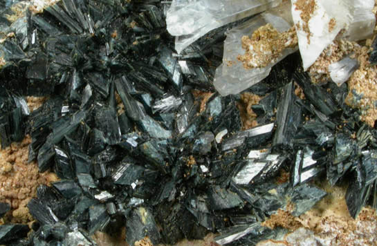 Kttigite with Gypsum from Mina Ojuela, Mapimi, Durango, Mexico