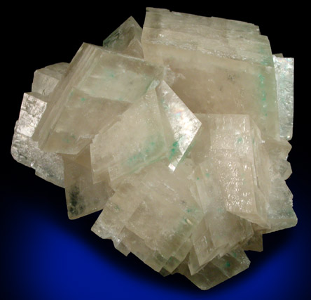 Calcite with Dioptase inclusions from Tsumeb Mine, Otavi-Bergland District, Oshikoto, Namibia