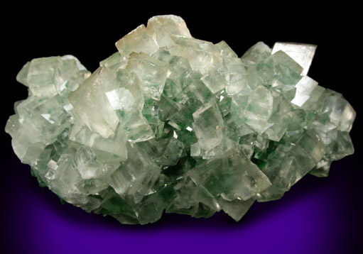 Calcite over Malachite from Tsumeb Mine, Otavi-Bergland District, Oshikoto, Namibia