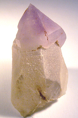 Quartz var. Amethyst scepter from Washington Camp-Duquesne District, Santa Cruz County, Arizona