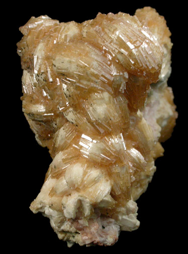Mimetite and Vanadinite var. Endlichite from Touissit Mine, 21 km SSE of Oujda, Jerada Province, Oriental, Morocco