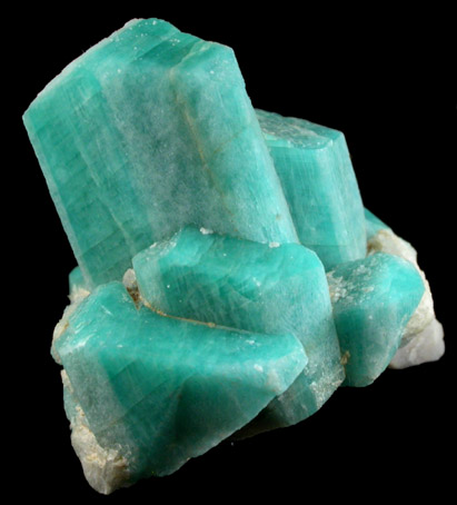 Microcline var. Amazonite from Crystal Peak area, 6.5 km northeast of Lake George, Park-Teller Counties, Colorado