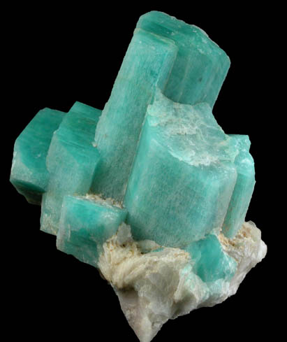 Microcline var. Amazonite from Crystal Peak area, 6.5 km northeast of Lake George, Park-Teller Counties, Colorado