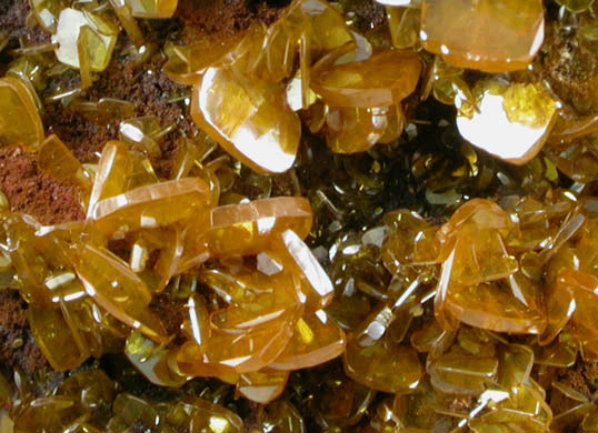 Wulfenite from Silver Bill Mine, Gleeson, Cochise County, Arizona