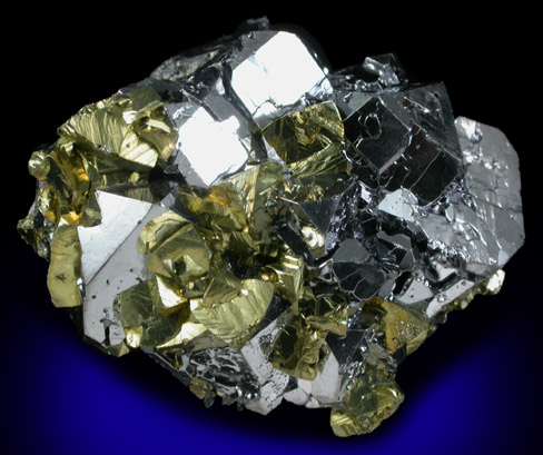 Chalcopyrite and Galena with Quartz from Pachapaqui District, Bolognesi Province, Ancash Department, Peru