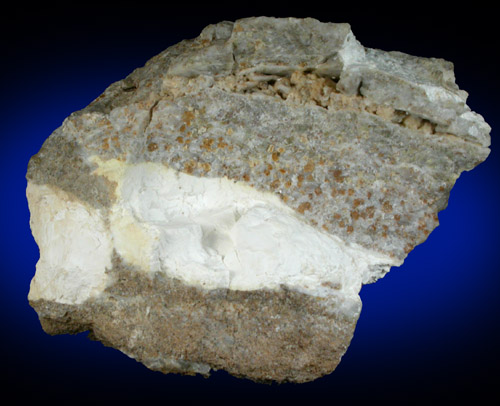 Huntite from Crestmore Quarry, Riverside County, California