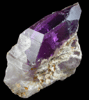 Quartz var. Amethyst (gem-grade) from Amelia Courthouse, Amelia County, Virginia