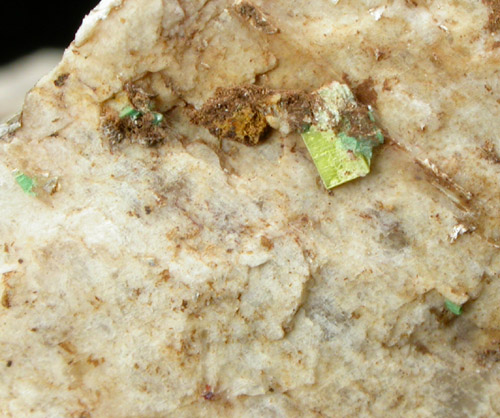 Autunite from Deshong's Quarry, Leiperville, Delaware County, Pennsylvania