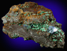 Azurite with Malachite from Bisbee, Warren District, Cochise County, Arizona