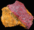 Cinnabar from New Almaden Mine, 400' level, Santa Teresa Hills, Santa Clara County, California