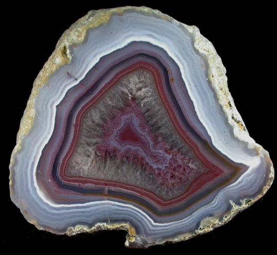 Quartz var. Laguna Agate from Ojo Laguna, Ahumada, Chihuahua, Mexico