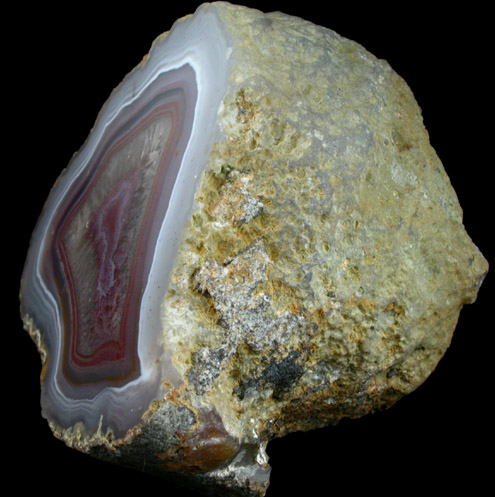 Quartz var. Laguna Agate from Ojo Laguna, Ahumada, Chihuahua, Mexico