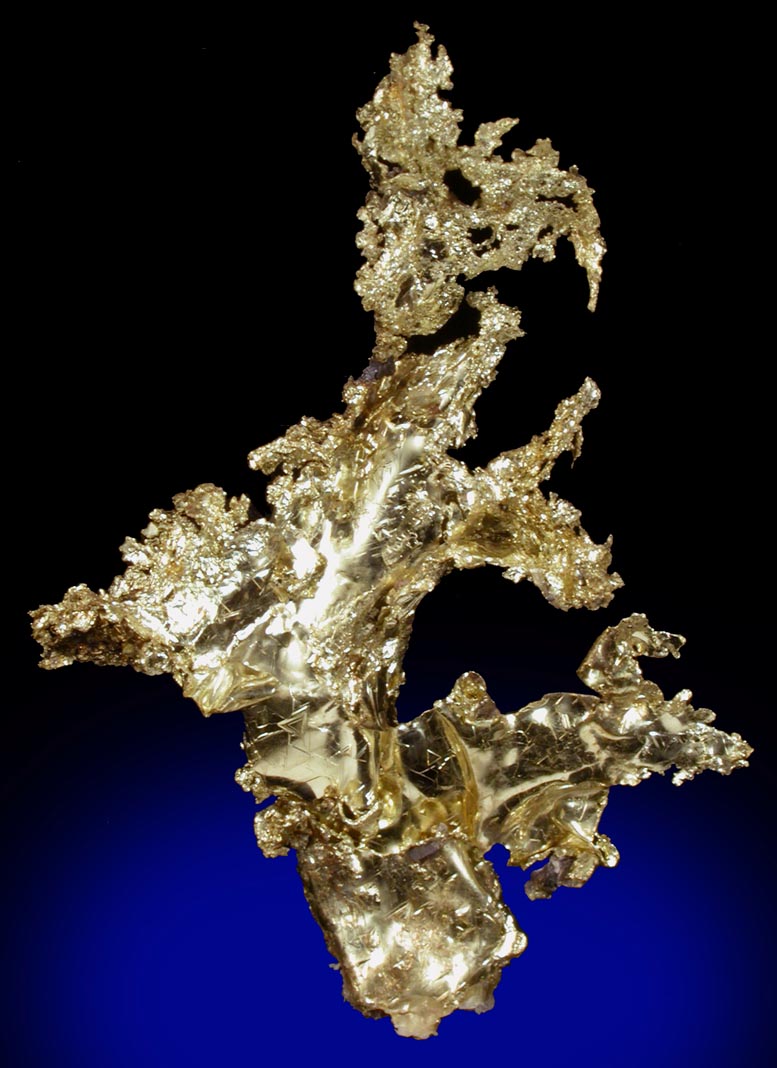 Gold from Colorado Quartz Mine, Mariposa County, California