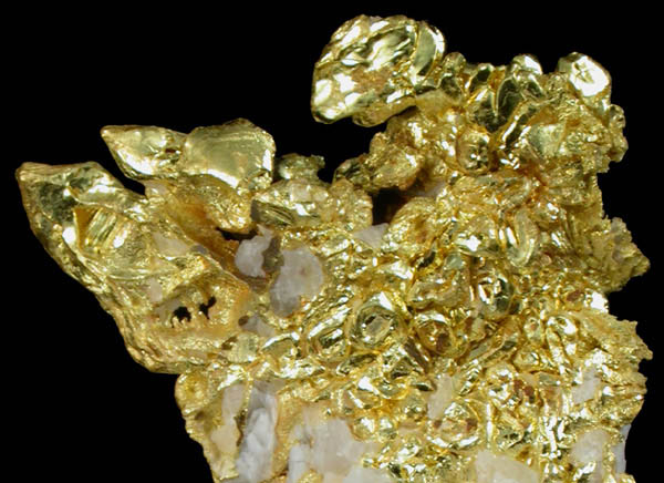 Gold from Eagle's Nest Mine, Michigan Bluff District, Placer County, California