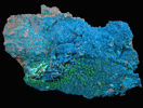 Cornetite with Malachite from L'Etoile du Congo Mine, Lubumbashi, Katanga Copperbelt, Haut-Katanga Province, Democratic Republic of the Congo (Type Locality for Cornetite)