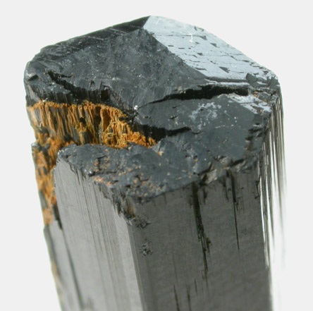 Arfvedsonite (rare terminated crystal) from Hurricane Mountain, east of Intervale, Carroll County, New Hampshire