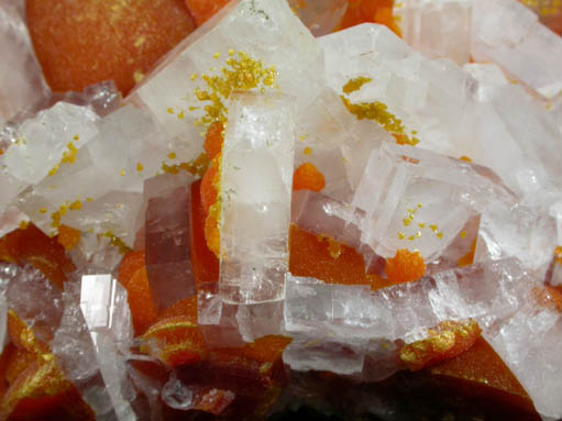 Barite and Orpiment from Quiruvilca District, Santiago de Chuco Province, La Libertad Department, Peru