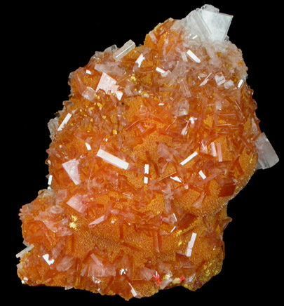 Barite and Orpiment from Quiruvilca District, Santiago de Chuco Province, La Libertad Department, Peru