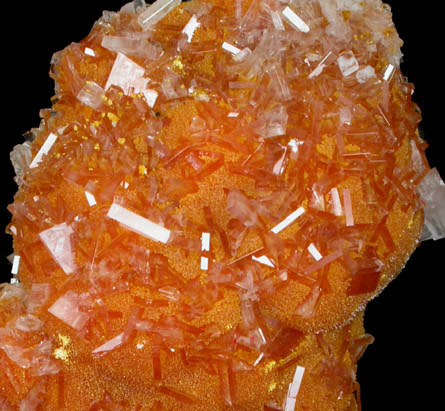 Barite and Orpiment from Quiruvilca District, Santiago de Chuco Province, La Libertad Department, Peru