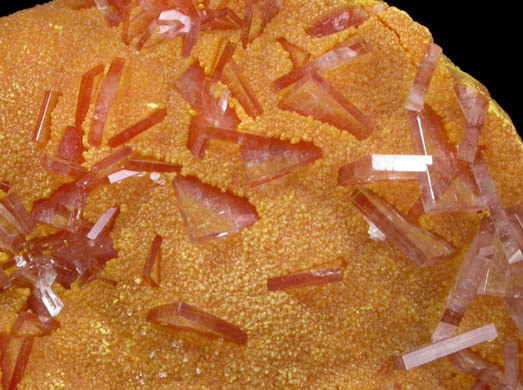 Barite and Orpiment from Quiruvilca District, Santiago de Chuco Province, La Libertad Department, Peru