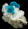 Cavansite on Stilbite-Ca from Wagholi Quarry, Maharashtra, India