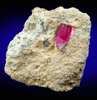 Beryl var. Bixbite (Red Beryl) from Ruby Violet claim, Wah Wah Mountains, Beaver County, Utah