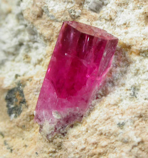 Beryl var. Bixbite (Red Beryl) from Ruby Violet claim, Wah Wah Mountains, Beaver County, Utah