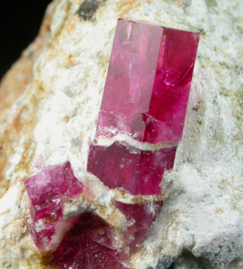 Beryl var. Bixbite (Red Beryl) from Ruby Violet claim, Wah Wah Mountains, Beaver County, Utah