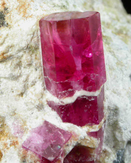 Beryl var. Bixbite (Red Beryl) from Ruby Violet claim, Wah Wah Mountains, Beaver County, Utah