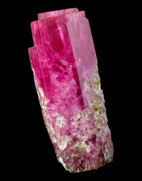 Beryl var. Bixbite (Red Beryl) from Ruby Violet claim, Wah Wah Mountains, Beaver County, Utah