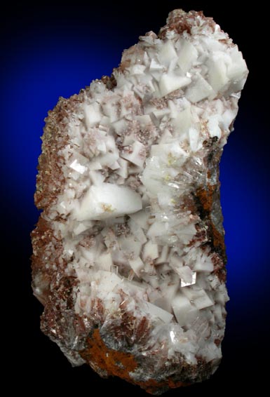 Hemimorphite and Calcite from Santa Eulalia District, Aquiles Serdn, Chihuahua, Mexico