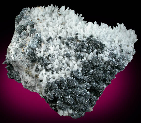 Stibnite, Quartz, Pyrite from Mina Palomo, Castrovirreyna Province, Huancavelica Department, Peru