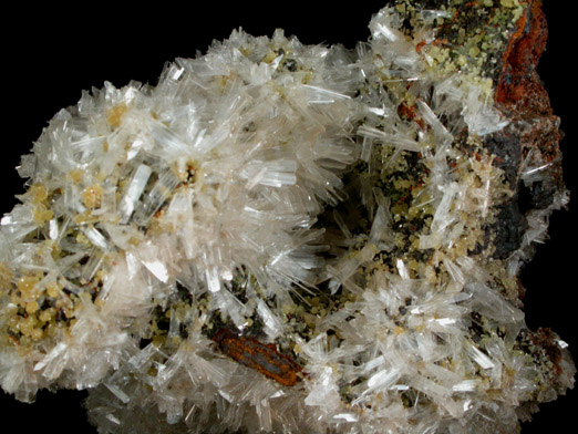 Hemimorphite with Mimetite from Mina Ojuela, Mapimi, Durango, Mexico