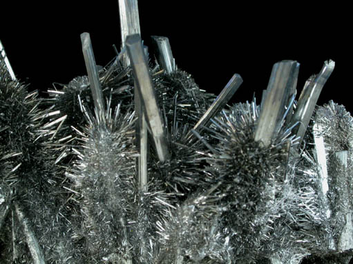 Stibnite from Xikuangshan, 12 km northeast of Lengshuijiang, Hunan Province, China