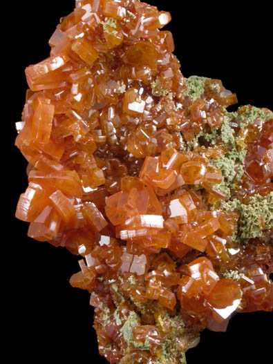 Wulfenite with Mimetite from Ahumada Mine, Sierra de Los Lamentos, Chihuahua, Mexico