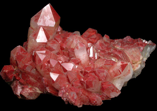 Quartz with Hematite inclusions from Orange River, Northern Cape Province, South Africa