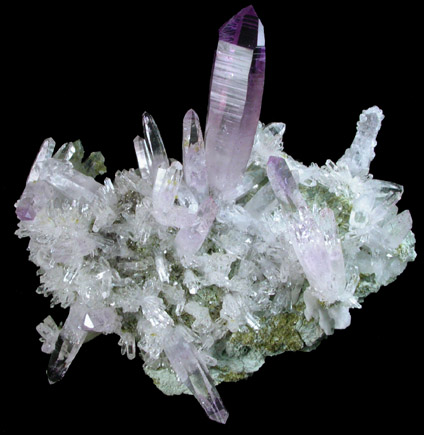 Quartz var. Amethyst Quartz from Piedra Parada, near Las Vigas, Tatatila, Veracruz, Mexico