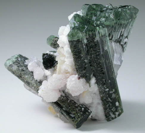 Elbaite Tourmaline, Quartz, Albite from Shengus, Gilgit-Skardu Road, Gilgit-Baltistan, Pakistan