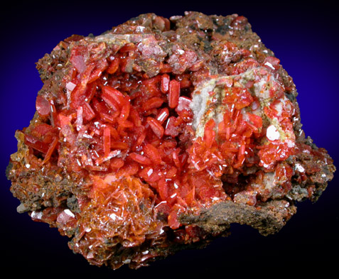 Wulfenite from Maoniuping Mine, Liangshan Autonomous Prefecture, Sichuan Province, China