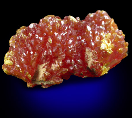 Orpiment from El'brusskiy Mine, 35 km NE of Mount Elbrus, Kabardino-Balkarian Republic, Russia