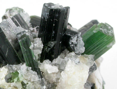 Elbaite Tourmaline in Albite with Muscovite from Stak Nala, Skardu Road, Baltistan, Gilgit-Baltistan, Pakistan